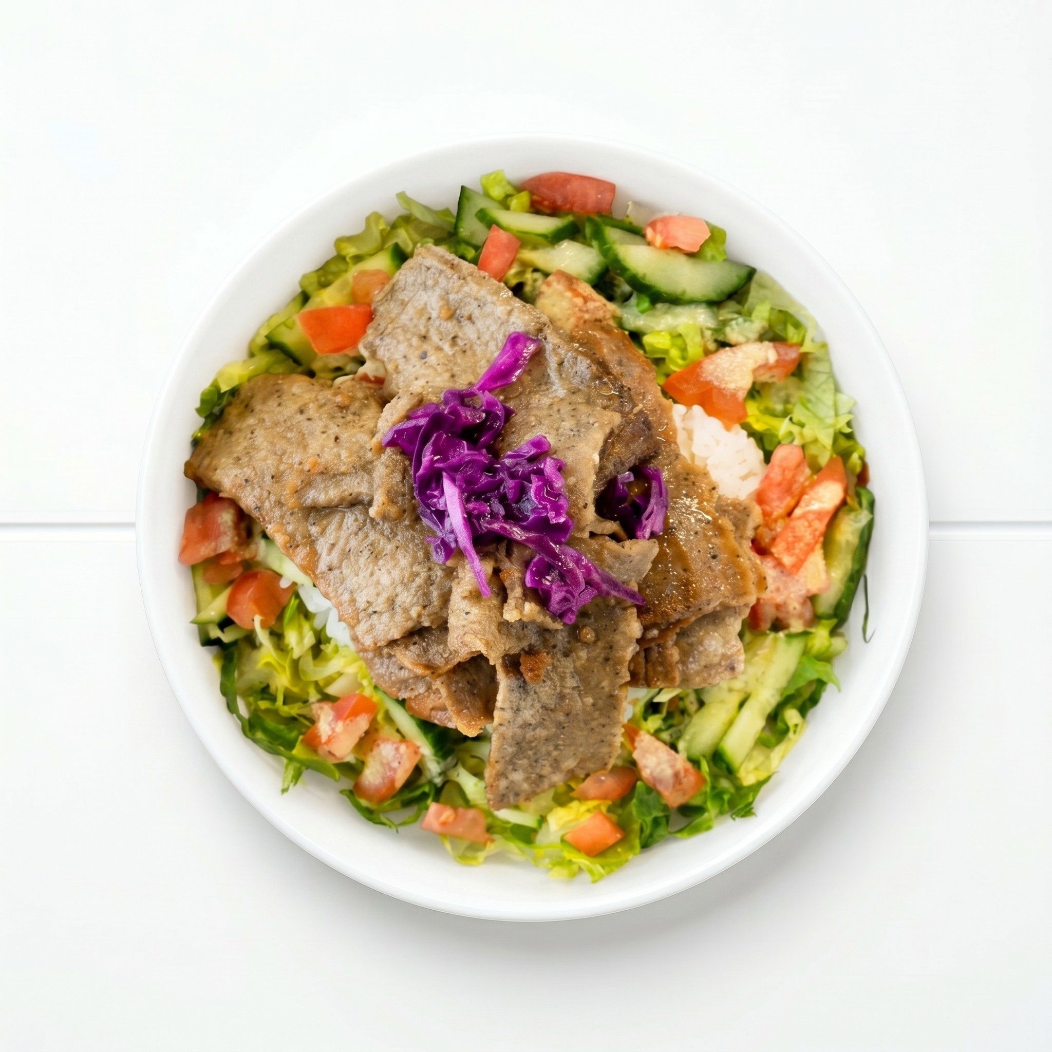 Beef Gyro Bowl.