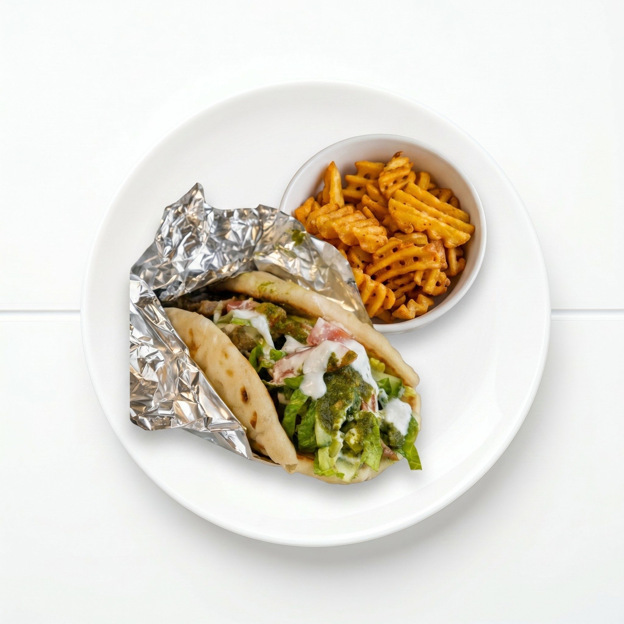 Beef Gyro Pita Wrap.