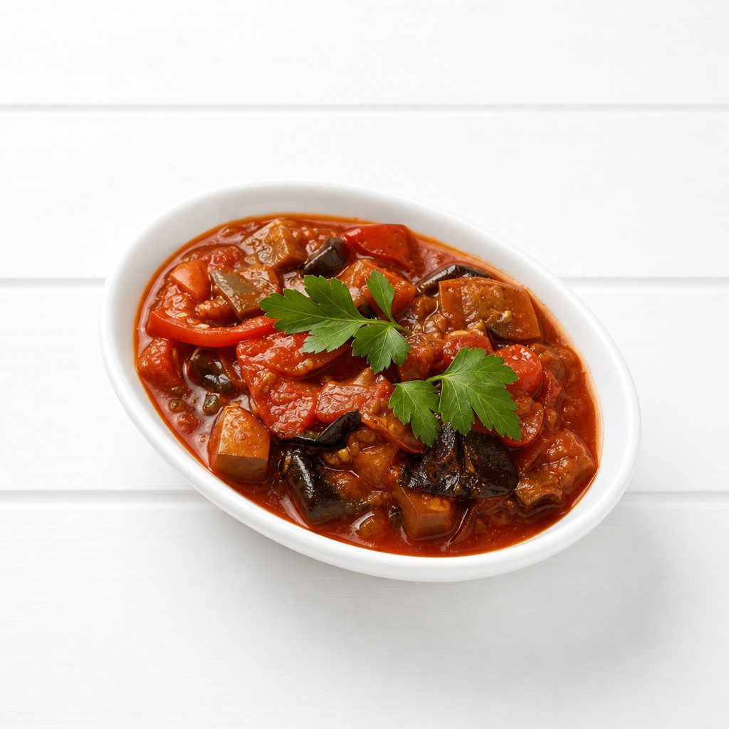 Eggplants in Tomato Sauce.