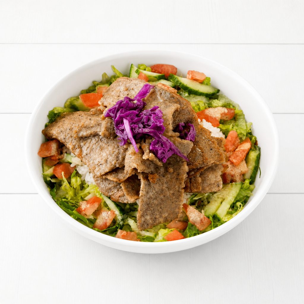 Beef Gyro Bowl.