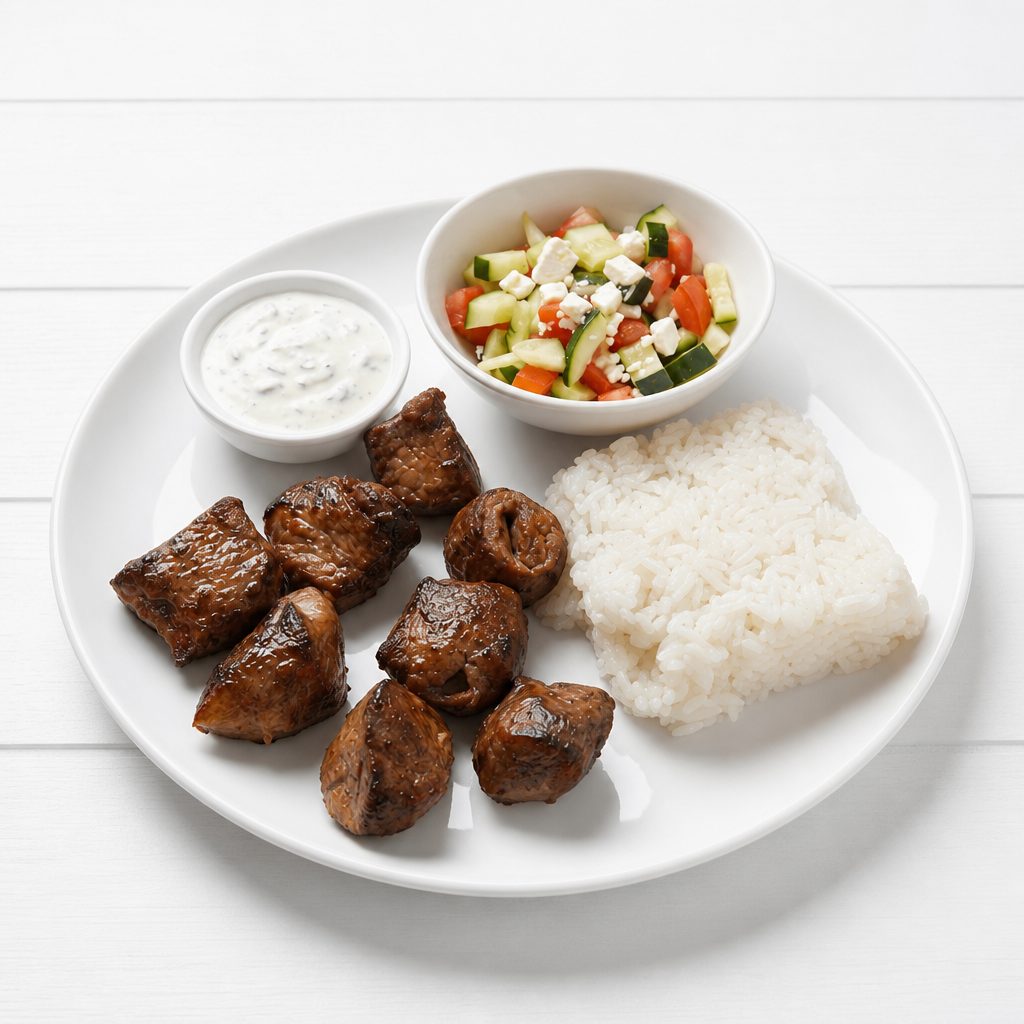 Lamb Shish Kebab.