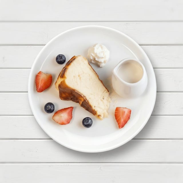 San Sebastian Cheesecake.