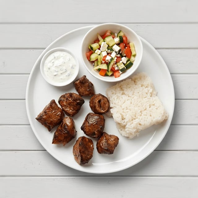 Lamb Shish Kebab.
